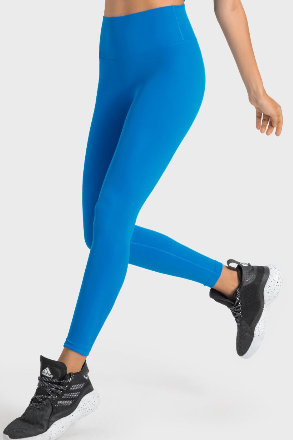 Meet You At The Bar(Bell) Feels Like Skin High-Rise Wide Waistband Yoga Leggings