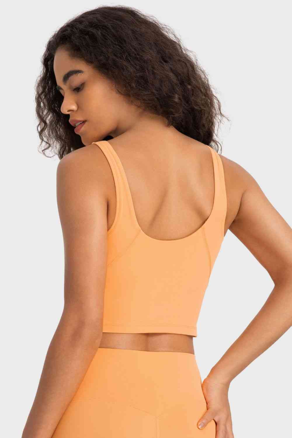 Cherished Deep V-Neck Crop Sports Bra