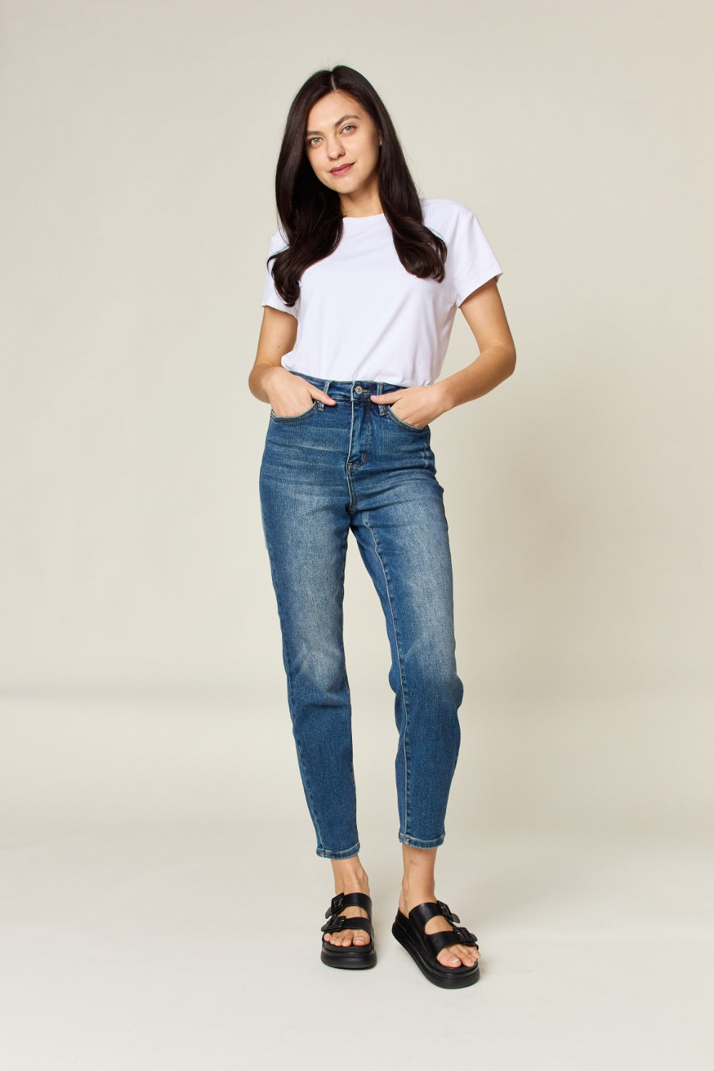 Judy Blue Olivia Tummy Control High Waist Slim Jeans