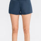 Rise And Grind Wide Waistband Sports Shorts with Pockets