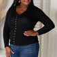 Zenana Memories V-Neck Long Sleeve Cardigan
