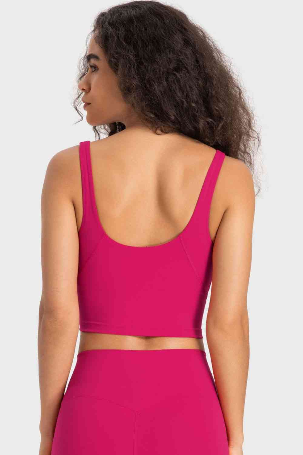 Cherished Deep V-Neck Crop Sports Bra