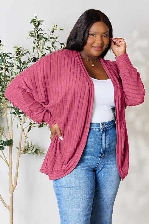 Basic Bae At First Sight Ribbed Cocoon Cardigan