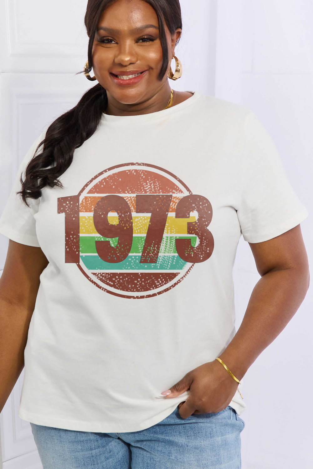 Simply Love 1973 Graphic Cotton Tee