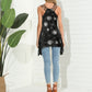 Sun Moon and Stars Printed Scoop Neck Strappy Tank