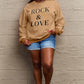 Simply Love ROCK ＆ LOVE Graphic Sweatshirt