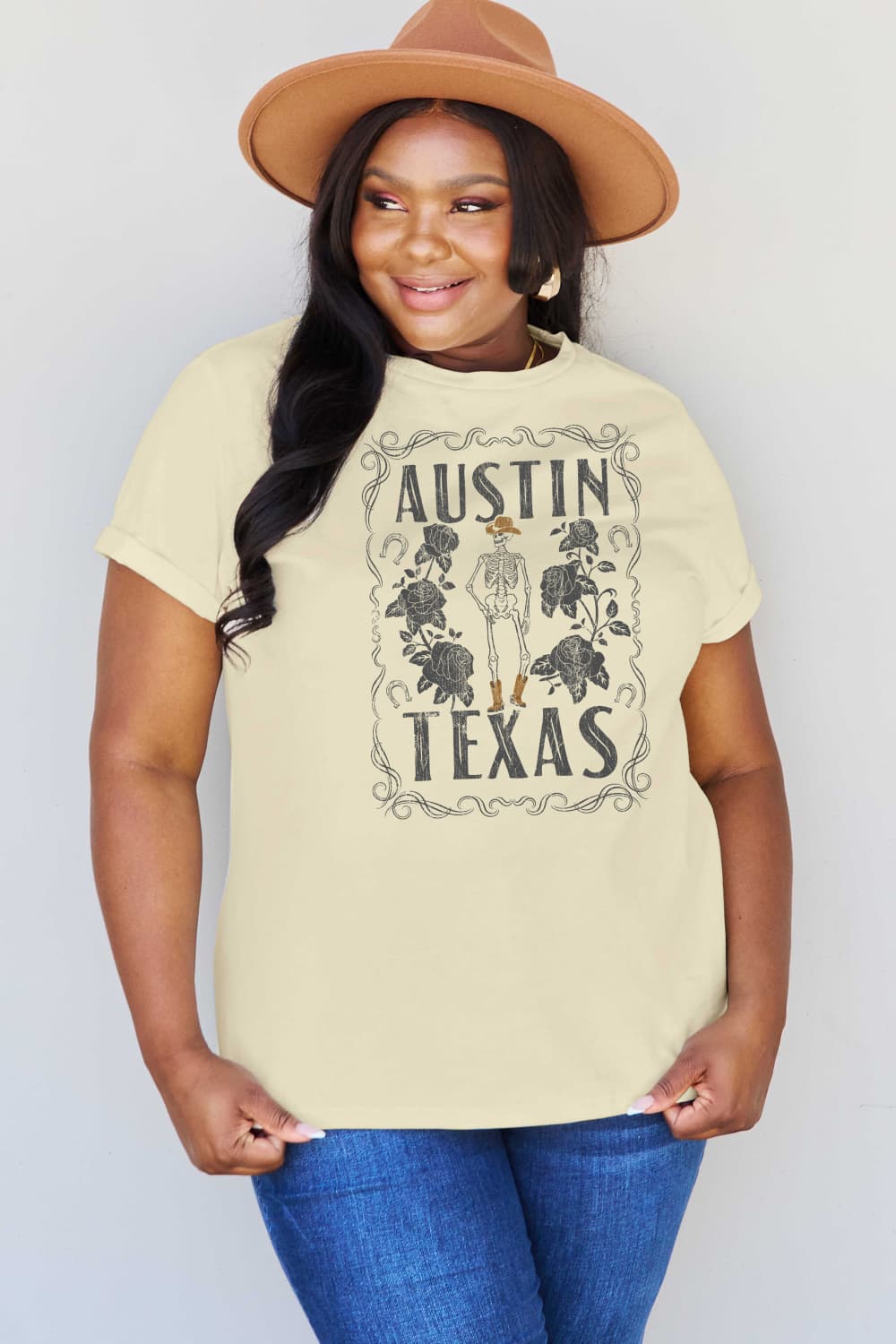 Simply Love AUSTIN  TEXAS Graphic Cotton T-Shirt