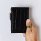 David Jones Through Thick & Thin Texture PU Leather Mini Wallet