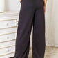 Basic Bae Cozy & Chic Wide Leg Pocketed Pants