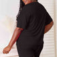 Basic Bae Happiness Is Brewed Soft Rayon Half Sleeve Top and Shorts Set