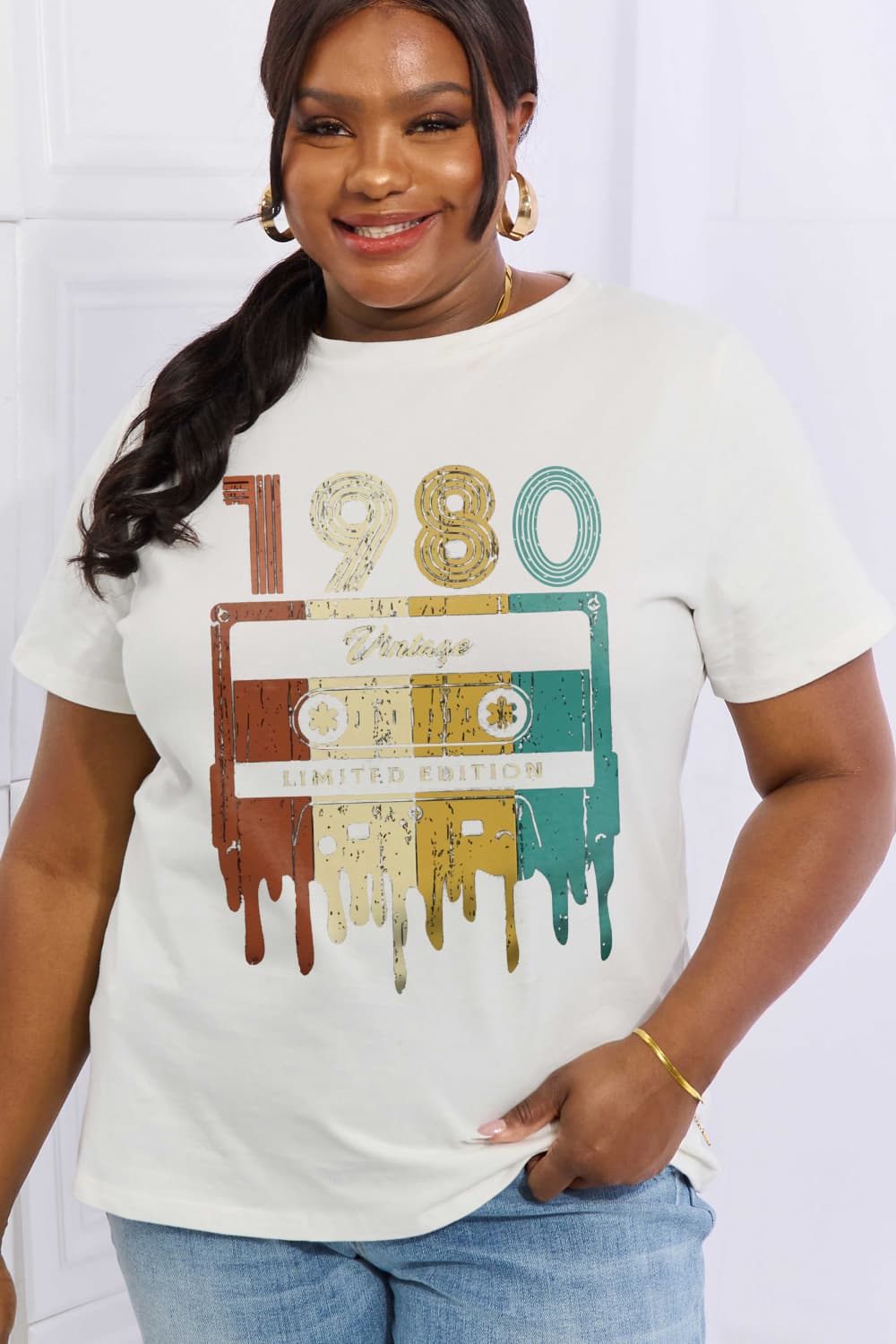 Simply Love VINTAGE LIMITED EDITION Graphic Cotton Tee