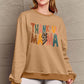 Simply Love Thankful Mama Graphic Long Sleeve Sweatshirt