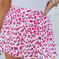 Getting Wild Leopard Print Elastic Waist Shorts