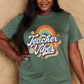 Simply Love TEACHER VIBES Graphic Cotton T-Shirt