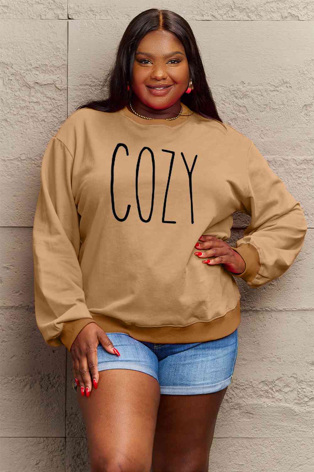 Simply Love COZY Graphic Sweatshirt