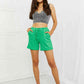 Blumin Apparel Too Good Ribbed Shorts in Green