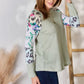 Hailey & Co Embracing Wildflowers Printed Blouse