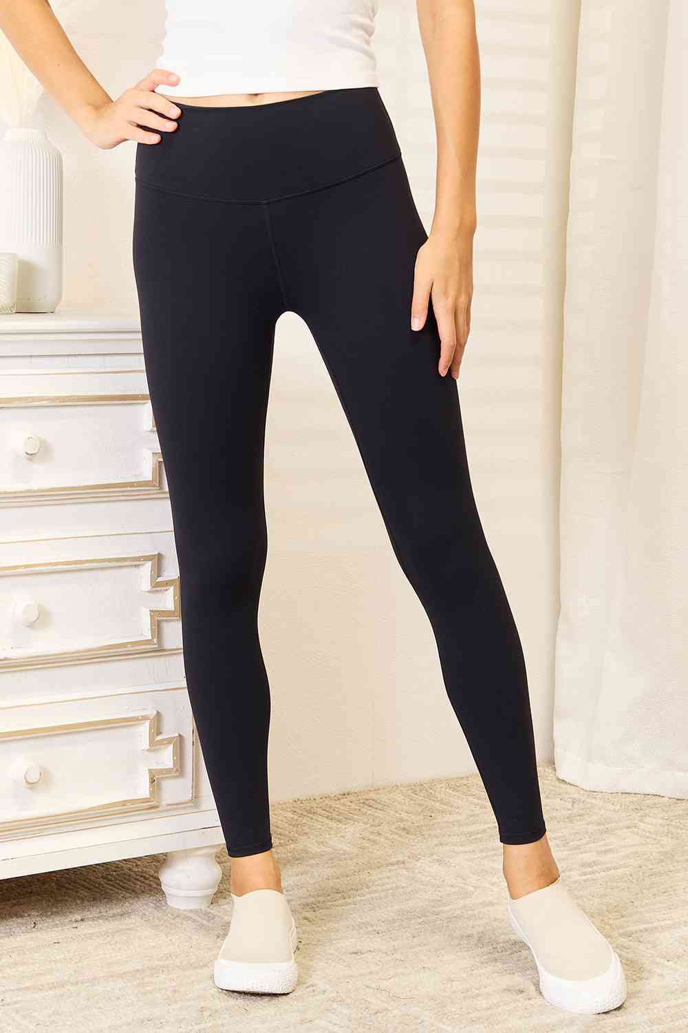 Double Take Best Of You Wide Waistband Sports Leggings