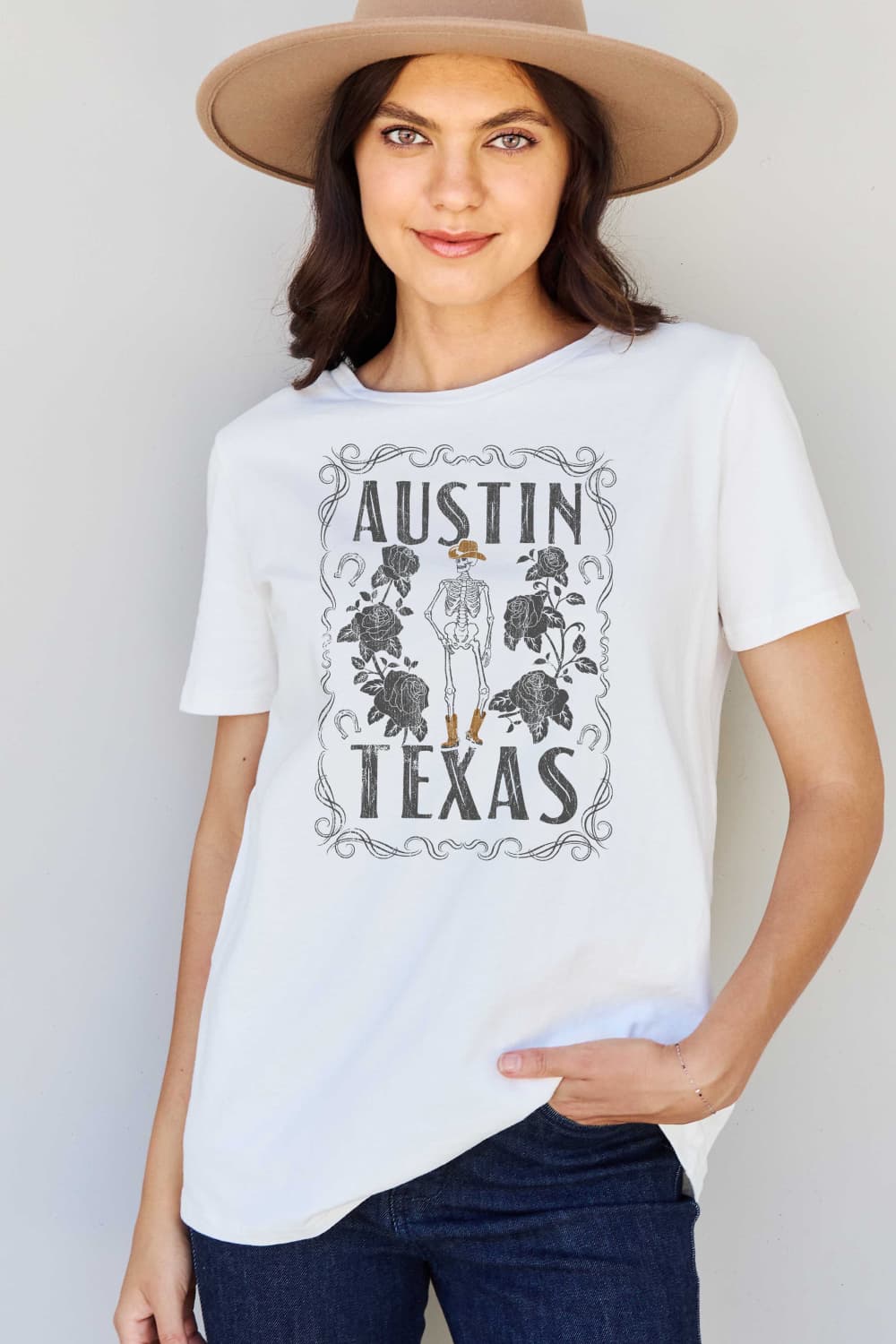 Simply Love AUSTIN  TEXAS Graphic Cotton T-Shirt