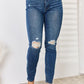Judy Blue Myra High Waist Distressed Slim Jeans