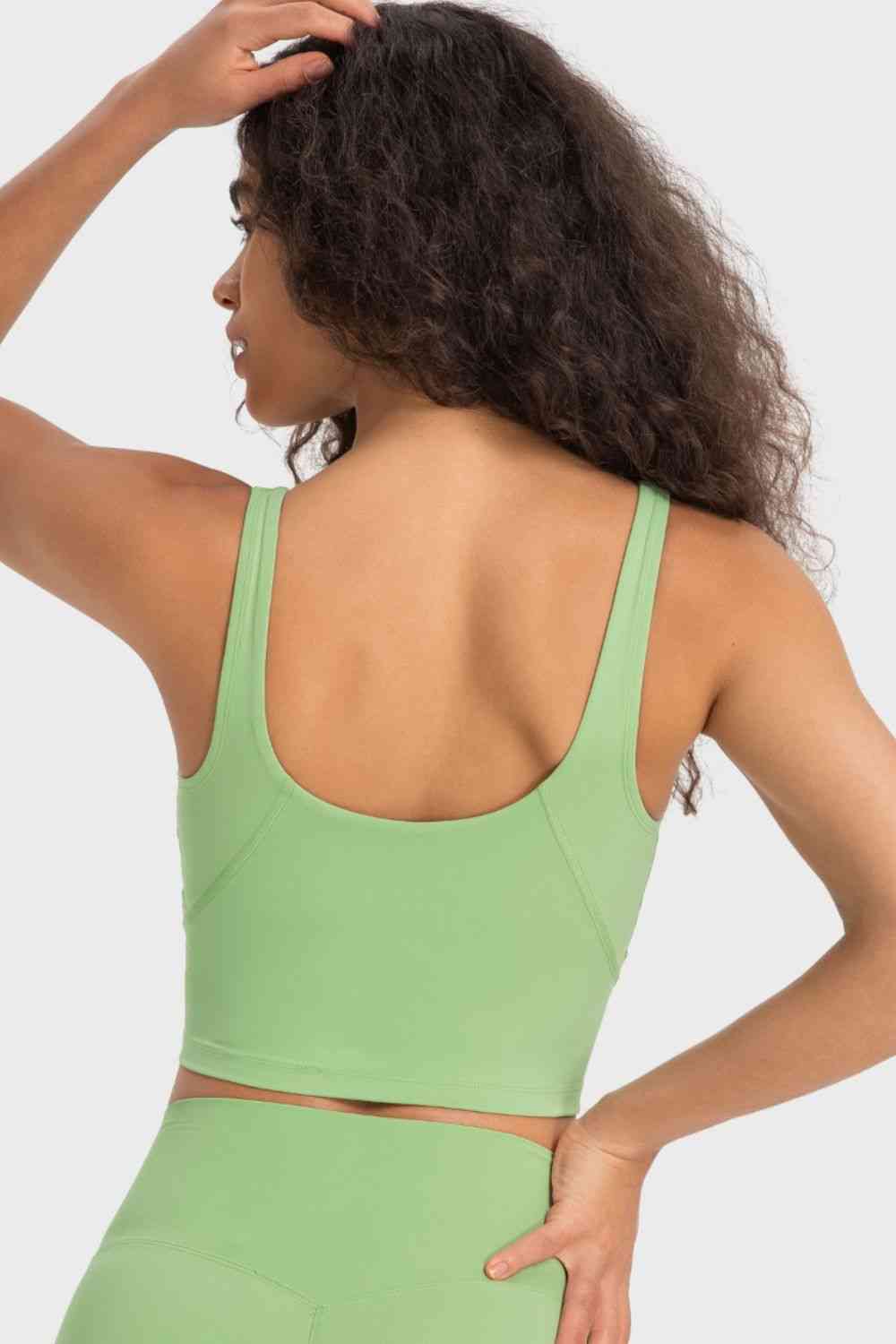 Cherished Deep V-Neck Crop Sports Bra