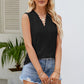 Mellow and Cute Spliced Lace V-Neck Tank