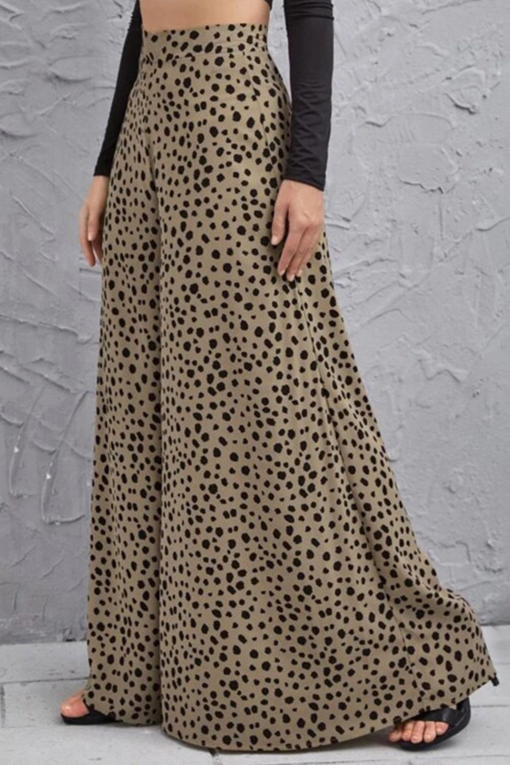 On The Prowl Animal Print High-Rise Culottes