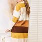 Woven Right I Like You A Latte Color Block Cardigan