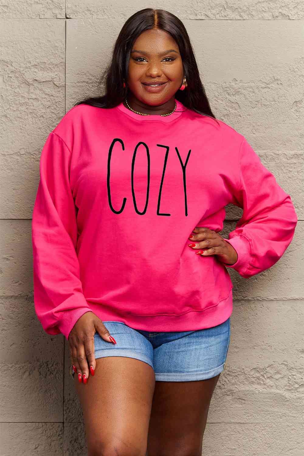 Simply Love COZY Graphic Sweatshirt