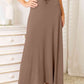 Double Take The Best Memories Soft Rayon Drawstring Waist Maxi Skirt