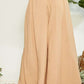 Mittoshop Feeling Free Wrap Pleating Detail Wide Leg Pants