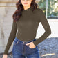Basic Bae Staying Neutral Mock Neck Long Sleeve Bodysuit
