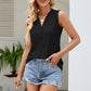 Mellow and Cute Spliced Lace V-Neck Tank
