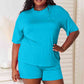 Basic Bae Happiness Is Brewed Soft Rayon Half Sleeve Top and Shorts Set