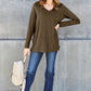 Basic Bae Take Me Anywhere V-Neck Long Sleeve Top