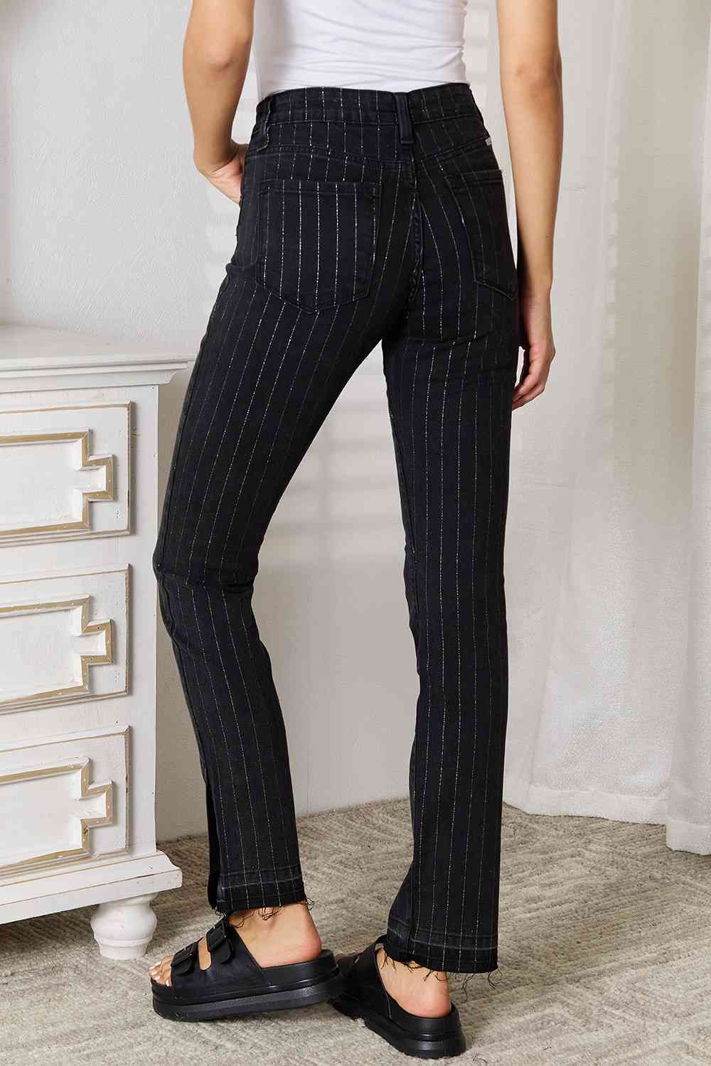 Kancan Rosie Striped Pants with Pockets