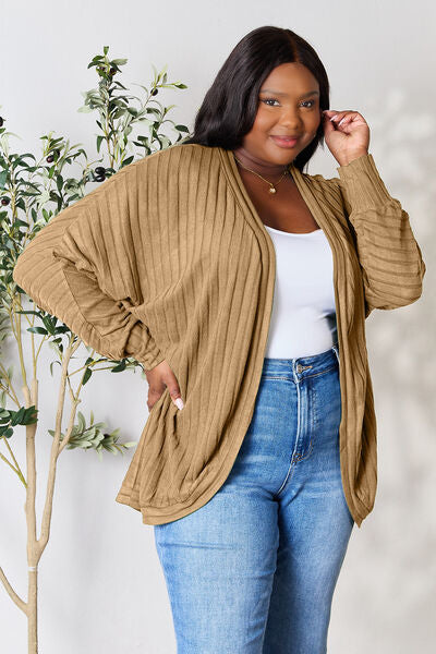 Basic Bae At First Sight Ribbed Cocoon Cardigan