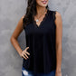 Lashes Are Better Eyelash Lace V-Neck Tank Top