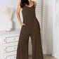 Basic Bae Hey Girl Spaghetti Strap V-Neck Jumpsuit with Pockets