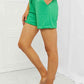 Blumin Apparel Too Good Ribbed Shorts in Green