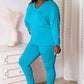 Basic Bae Ready To Unwind V-Neck Soft Rayon Long Sleeve Top and Pants Lounge Set