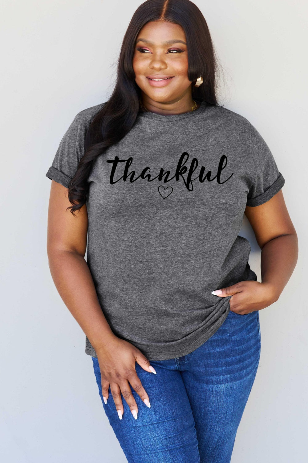 Simply Love THANKFUL Graphic T-Shirt