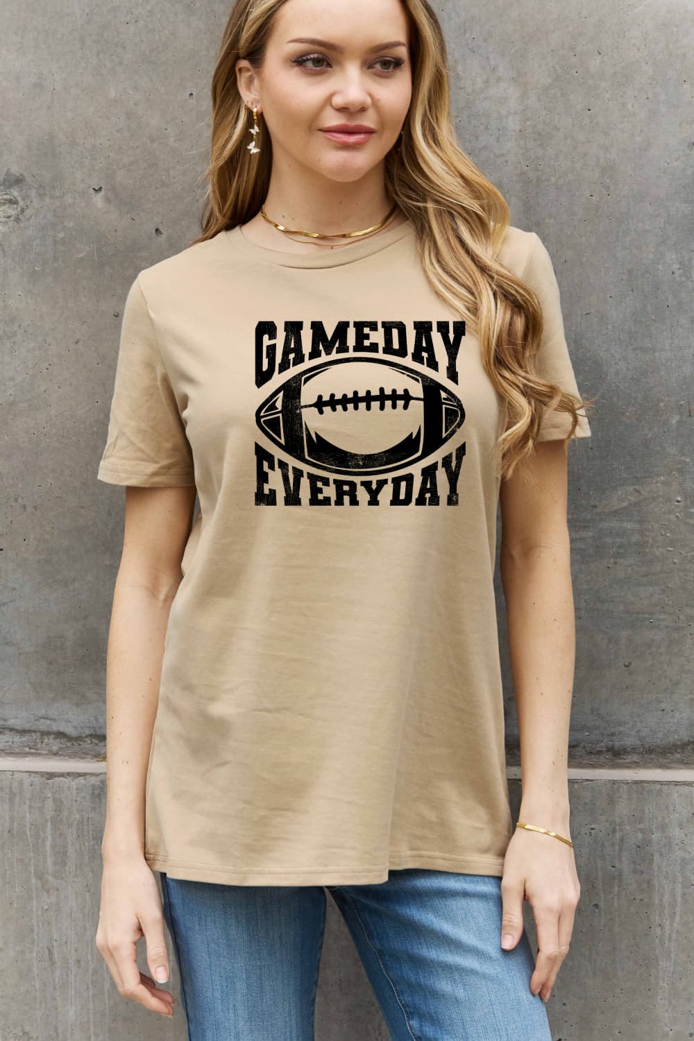 Simply Love GAMEDAY EVERYDAY Graphic Cotton Tee