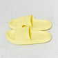 MMShoes Arms Around Me Open Toe Slides in Yellow