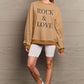 Simply Love ROCK ＆ LOVE Graphic Sweatshirt