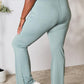 Heimish Fall Mornings Wide Waistband Sports Pants in Sage