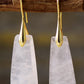 Everything Changes Handmade Natural Stone Dangle Earrings in Geometrical Shape