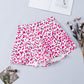 Getting Wild Leopard Print Elastic Waist Shorts