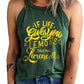 Lemons To Limoncello Graphic Round Neck Tank Top