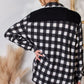 Hailey & Co By The Fireplace Plaid Button Up Jacket